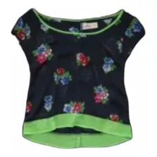 Blusa Hollister Estampada Con Flores 100% Original