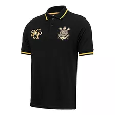 Camisa Retrô Corinthians Polo Ouro Masculina Oficial