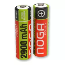 Pilas Recargables Aa Blister X2 Unidades 2900 Mah Noga Pack