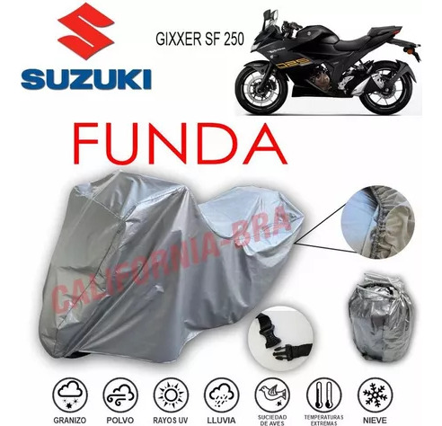 Recubrimiento Moto Con Boches Pista Suzuki Gixxer Sf 250 Foto 2