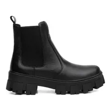 Bota Coturno Feminino Chelsea Tratorada Blogueira Casual