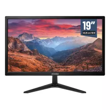 Monitor 19' Hd Led, 60hz, Hdmi, Vga,  3.6ms Preto - Mymax