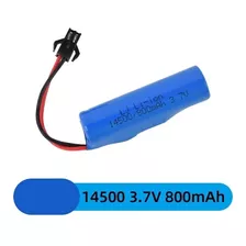 Bateria 3.7v 800mah Modelo 14500 Para Carrinho De Controle