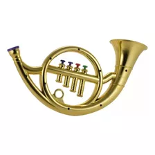 Instrumento Musical Infantil Mini Trompete 4 Botões