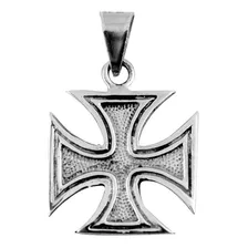 Dije De Plata Cruz Cruz Templaria Priorato De Sion