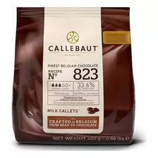 Chocolate Ao Leite Callebaut Belga 823 33,6% Cacau 400g