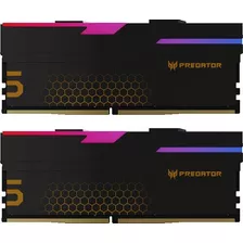 Kit De Memorias Acer Predator Hermes Rgb 32gb Ddr5 6800 - Bk