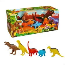 Kit 5 Dinossauros Filhotes De Brinquedo Jurassic World 