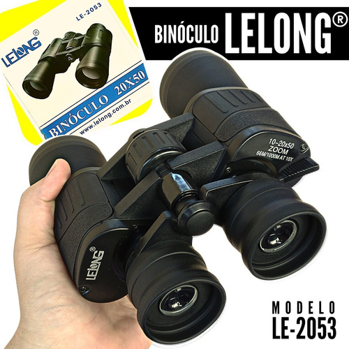 Binoculo Profissional Lelong 10-20x50 Longo Alcance Le 2053