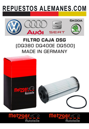 Filtro Caja/transmision Dsg Dq500 Audi Seat Skoda Volkswagen Foto 2