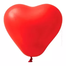 50 Balão Bexiga Coração Amor Love Decoração Nº6 15cm