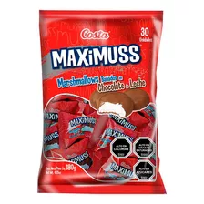 Dulces Maximuss Marshmallows Bañados Chocolate Leche 30 Unid