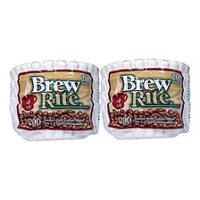 Filtros De Canastilla Desechables Brew Rite, Para 4 Tazas D.