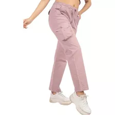 Pantalon Joggers Cargo Modelo Carpintero Mujer