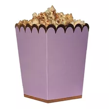 Caja Pochoclera Con Borde Dorado X 8 Pop Corn Cotillon