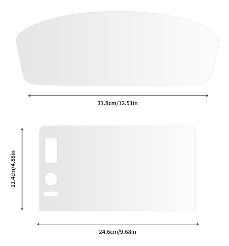Protector Mica Pantalla Cluster Para Honda Crv 2023 2024 Foto 7