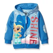 Shimmer And Shine Little Girls' Toddler Character Hoodie, Aq