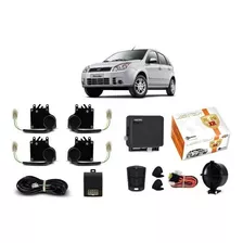 Kit Trava Eletrica 4 Portas + Alarme Fiesta Sedan 2003\2014