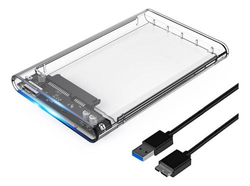 Case Para Hd Externo Transparente Usb Notebook Sata Protect