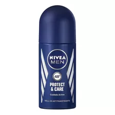 Desodorante Nivea Roll On Protect & Care Men X 50 Ml