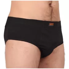 Cueca Adulto Slip Basica 100% Malha Algodão Kit Com 10 Und