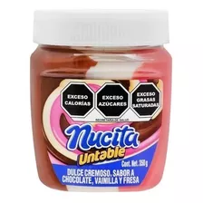 Nucita Untable Crema De Chocolate Vainilla Y Fresa 350 Grs