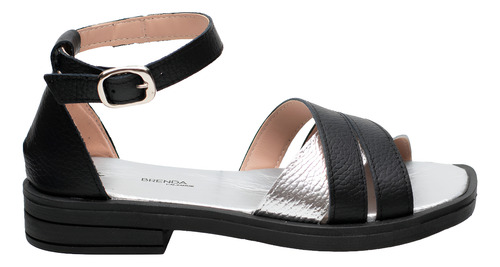Sandalias Bajas Chatitas Mujer Cuero Real Colores Brenda