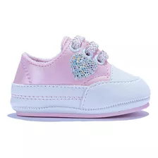 Sapato Tênis Bebê Kids Feminino Comfort Princesa - 14 Ao 19