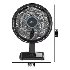 Ventilador 6 Pás Super Breeze 2 Em 1 Ovtr480 Preto Oster Cor Das Pás Azul 220v