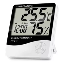 Medidor De Humedad Y Temperatura + Reloj