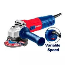 Amoladora 125mm 900w Velocidad Variable Emtop Eagrs09051-4 Color Rojo/azul