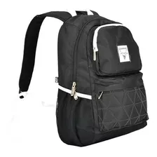 Mochila Escolar Trabalho Casual Lightning Bolt Basic Preta Cor Preto