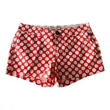 Short Elastizado Importado Rojo Y Blanco Old Navy Original