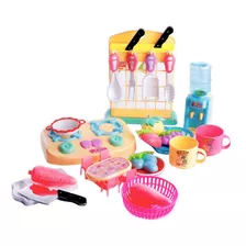 Cozinha Feliz Conjunto De Luxo Brinquedo Infantil Comidas