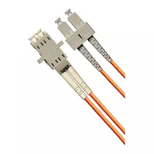 Cable De Adaptador De Fibra Optica 1 Ft Lc (hembra) A Sc (m