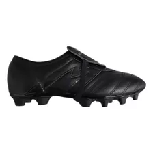 Tacos Fútbol Soccer Manríquez Mid Sx Rojo Negro 100% Piel