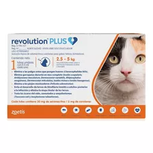 Revolution® Plus Antiparasitario 0.25ml 2.5kg A 5kg Gatos