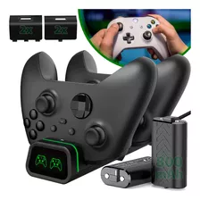 Carregador Controle Xbox One Series S X + 2 Baterias 800mah