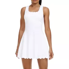 Attraco Vestido De Tenis Para Mujer Con Pantalones Cortos, F