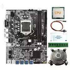 Kit Mineração B75 Btc 8 Gpu + Processador + Cooler+ 4gb