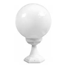 Farol Blanco Tipo Globo Para Muro G P