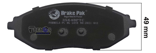 Pastilla Freno Del Brake Pak Para Chevrolet Aveo Five Foto 8