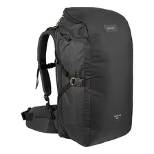 Bolsa De Viagem Forclaz Travel100 De 40 Litros, Preta, Design De Tecido Liso