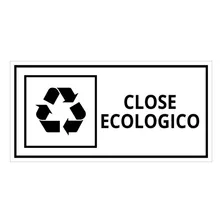 Identificador Close Ecologico, - Letreros Para Oficinas