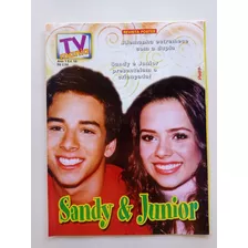 Revista Pôster Tv Mania Nº 56 - Sandy E Júnior - 2002