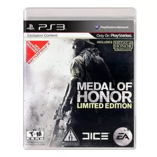 Medal Of Honor Limited Edition Ps3 Mídia Física Seminovo