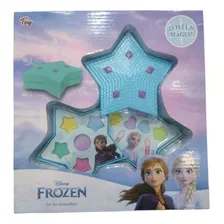 Maquillaje Infantil Frozen Estrella X 2 Divisiones En Caja