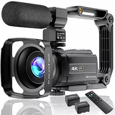 Video Cámara 4k Camcorder Ultra Hd 48mp Vlogging Cáma...