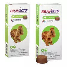 Bravecto Antipulgas Cães De 10 A 20kg Promoção Kit C/02 Uni.