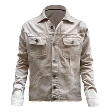 Jaqueta Masculina | Bege | Creme | Casaco Premium Denim